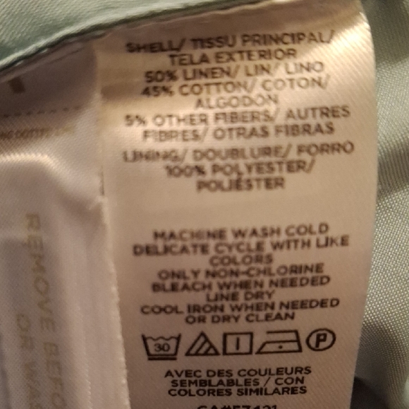 LOFT Teal Button-Front Mini Skirt 00P ๐๐๐๐ - Picture 8 of 9